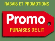 Affiche promotionnelle pour l'extermination de punaises de lit