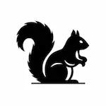 Icône d'un écureuil pour le service de relocalisation