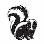 Icône d'une moufette pour le service d'éloignement