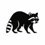 Icône d'un raton laveur pour le service de capture