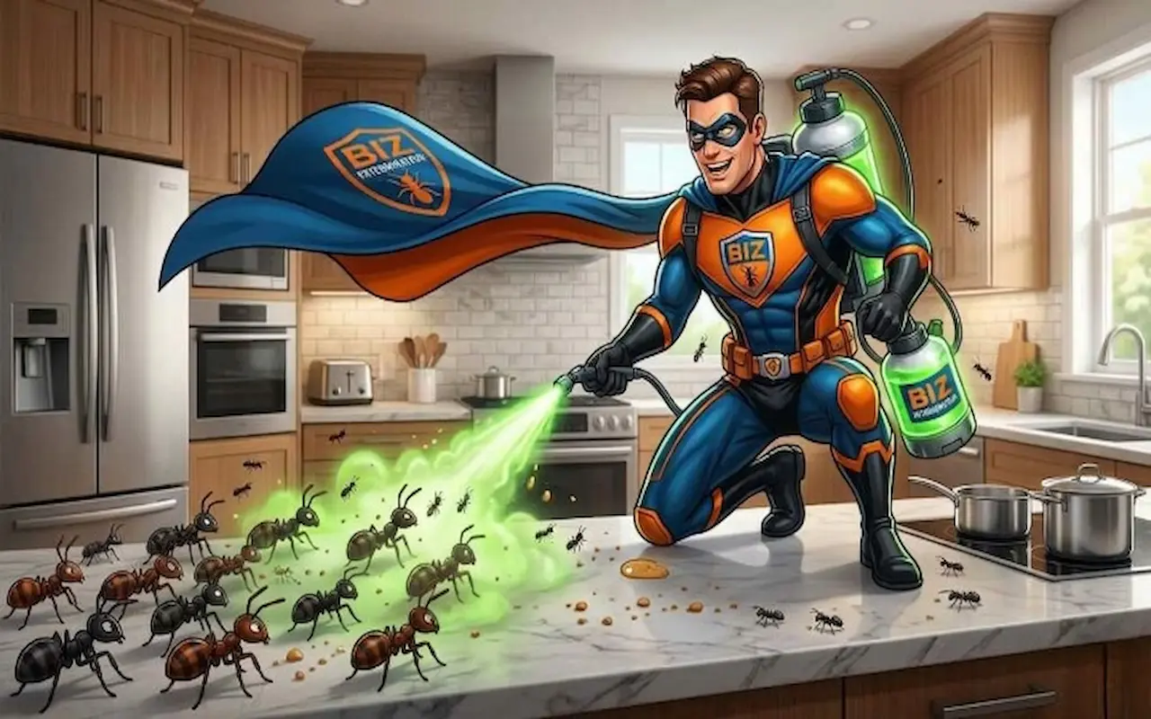 Infestation de fourmis