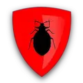 Icône de bouclier illustrant le traitement des punaises de lit